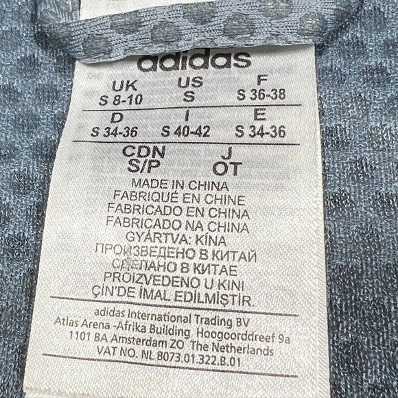 Adidas Climastorm Gray Ripstop Zip Storm-Fit Windbreaker Jacket Hooded Women’s S - Picture 12 of 13